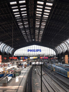 Bahnhof, Gleise, Leere, Hamburg, Deutschland Bahnhof, Gleise, Leere, Hamburg, Deutschland
